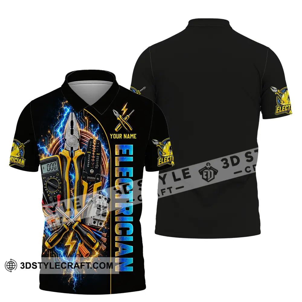 Unisex Shirt - Custom Electrician Shirt - Polo Shirt / S - T-shirt