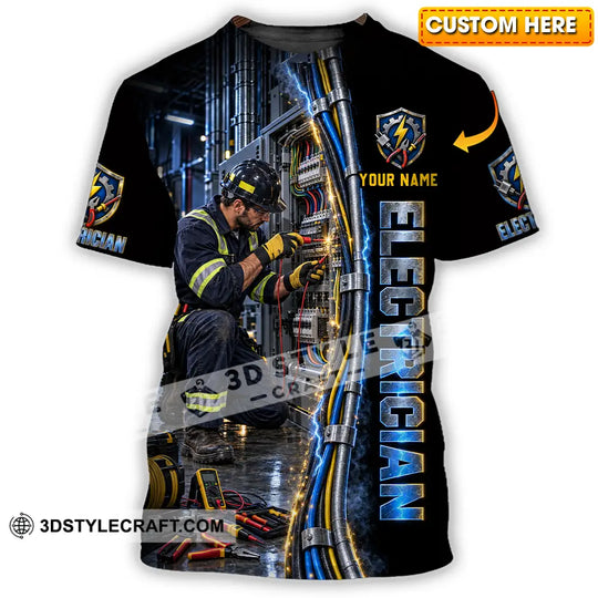 Unisex Shirt - Custom Electrician Shirt style option 1