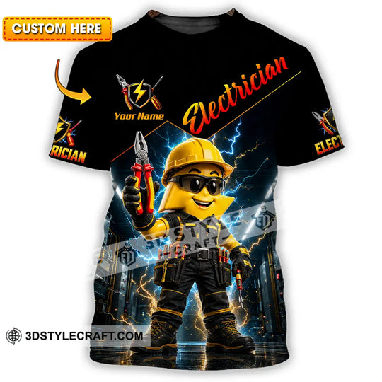 Unisex Shirt - Custom Electrician Shirt style option 1