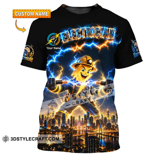 Unisex Shirt - Custom Electrician Shirt style option 1