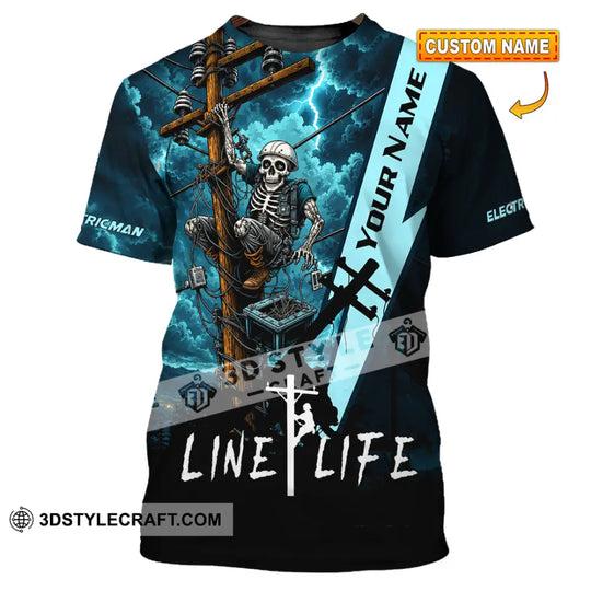 Unisex Shirt - Custom Electrician Shirt style option 1