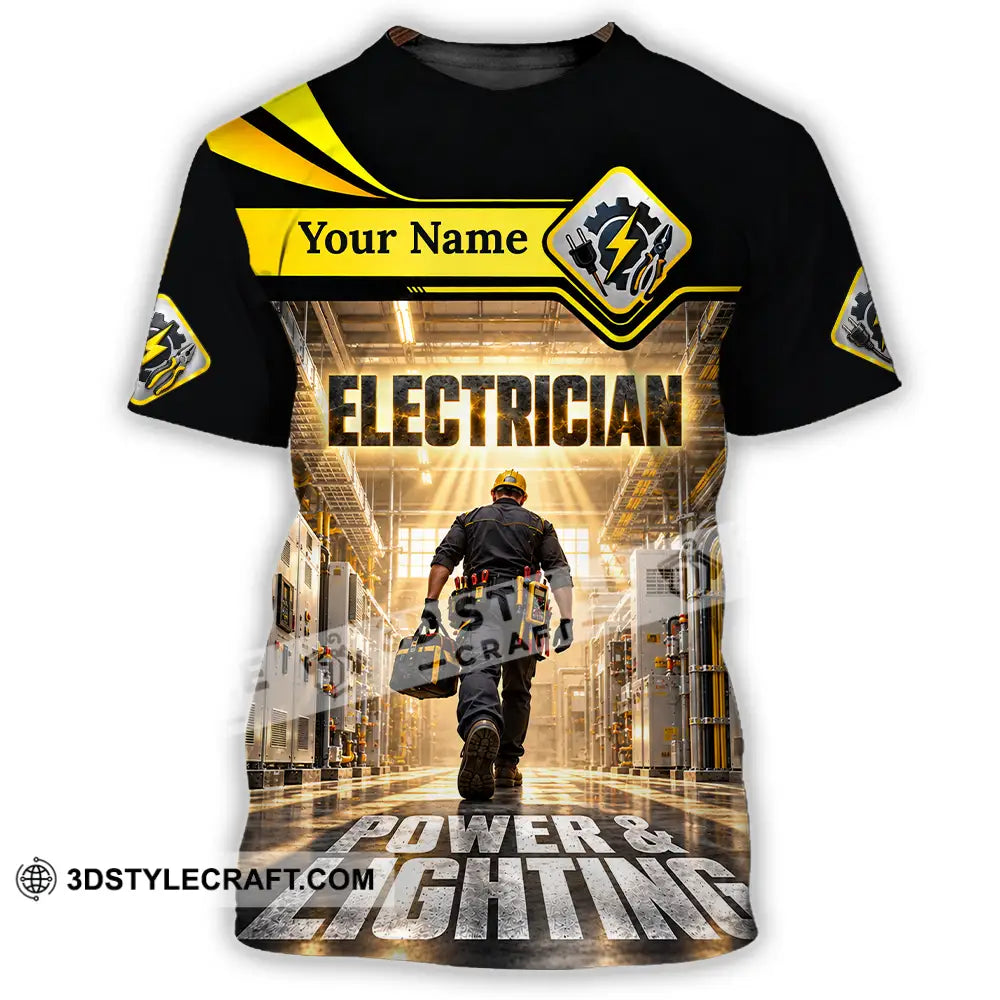 Unisex Shirt - Custom Electrician Shirt - T-Shirt / S - T-shirt