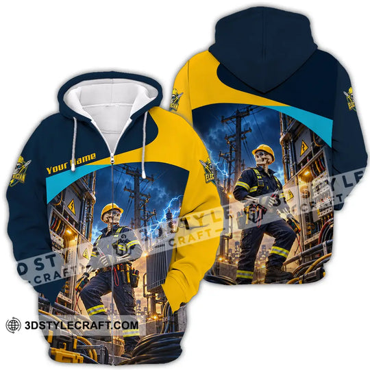Unisex Shirt - Custom Electrician Shirt style option 4