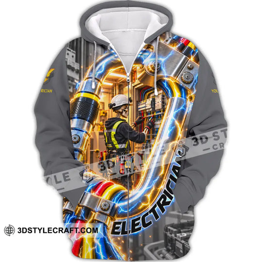 Unisex Shirt - Custom Electrician Shirt style option 3