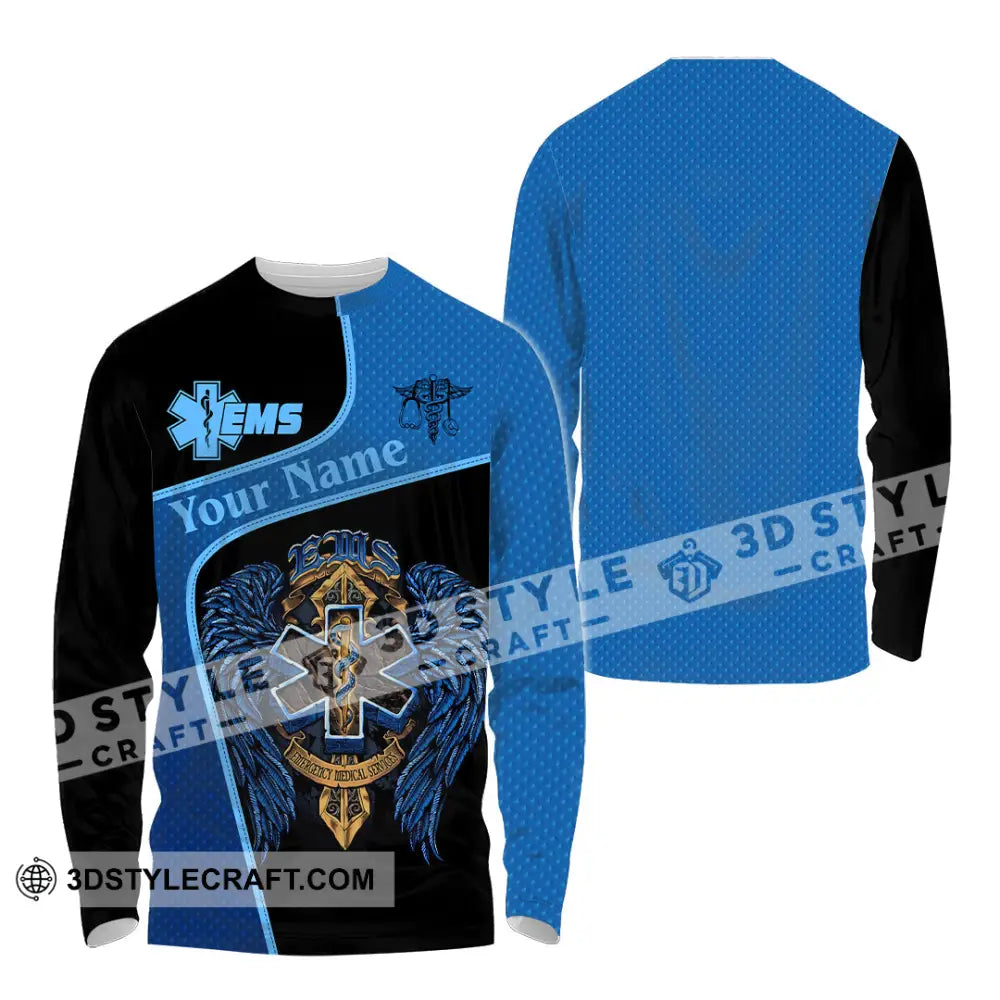 Unisex Shirt - Custom EMS Shirt - Long Sleeve Shirt / S - T-shirt