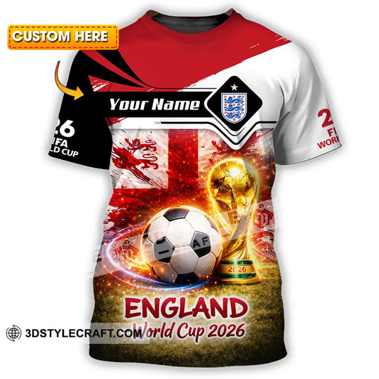Unisex Shirt - Custom England 3D Shirt style option 1