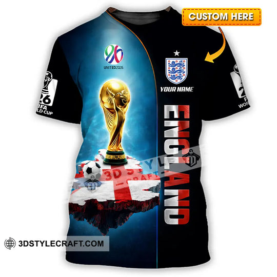 Unisex Shirt - Custom England 3D Shirt style option 1