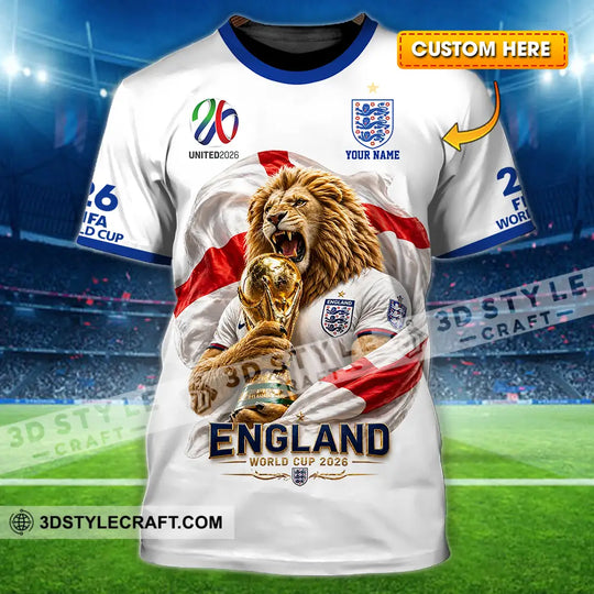 Unisex Shirt - Custom England 3D Shirt style option 1
