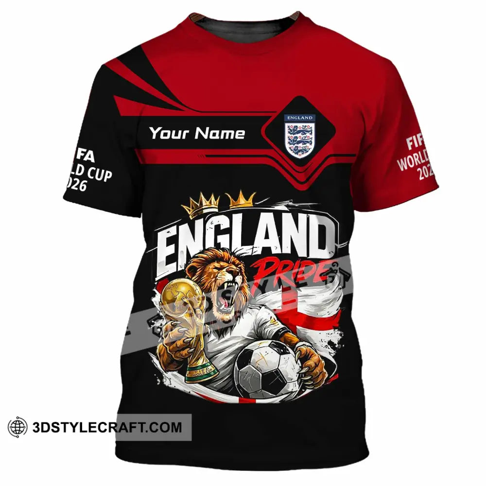 Unisex Shirt - Custom England World Cup 2026 3D Shirt - T-Shirt / S - T-shirt