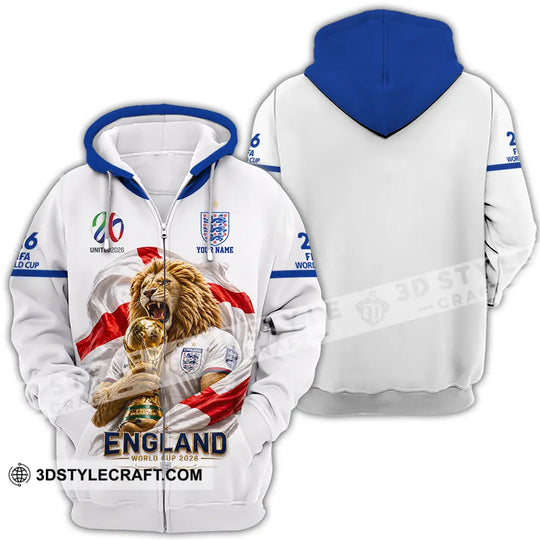 Unisex Shirt - Custom England 3D Shirt style option 4