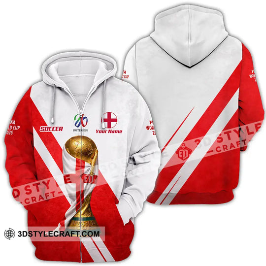 Unisex Shirt - Custom England 3D Shirt style option 4