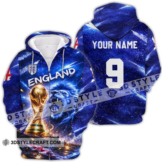 Unisex Shirt - Custom England 3D Shirt style option 4