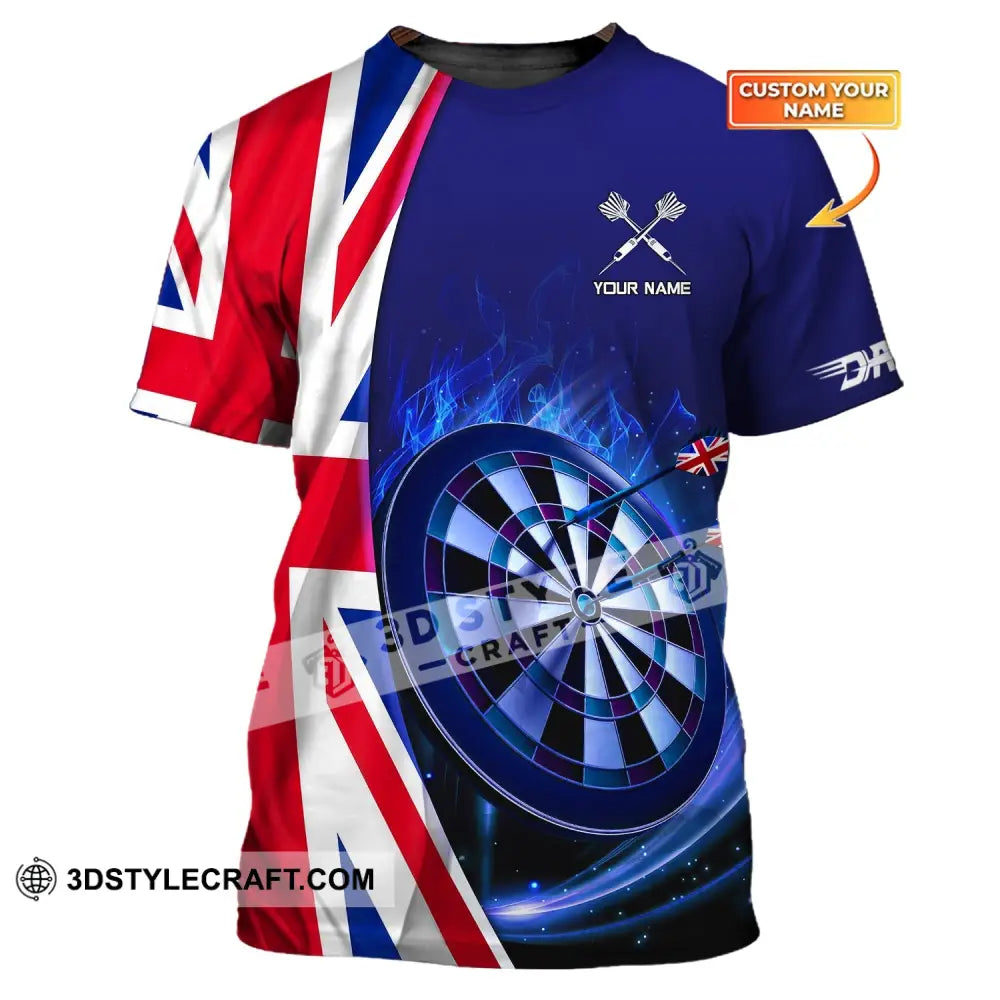 Unisex Shirt Custom England Darts Polo Hoodie Team T-Shirt Gift For Players / S