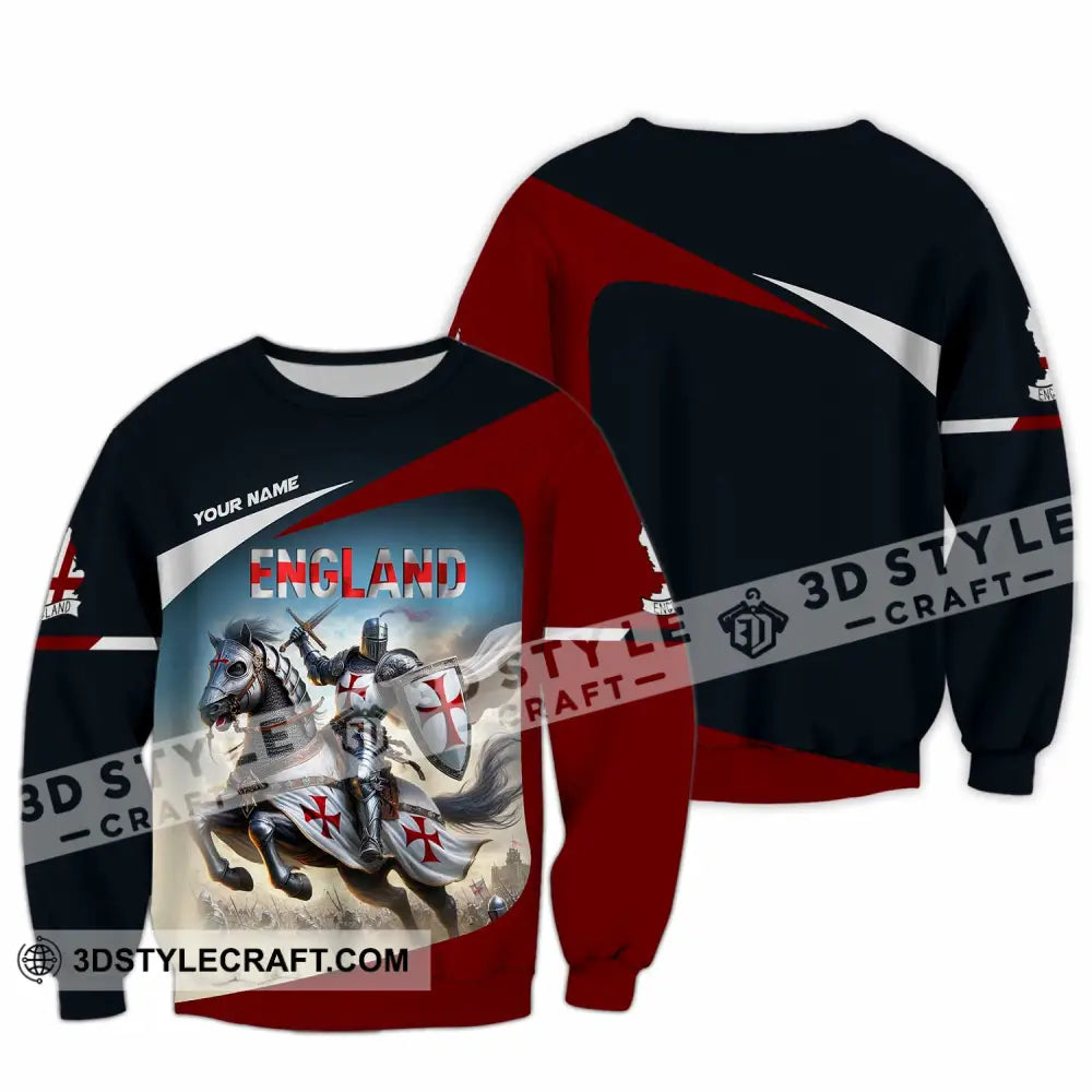 Unisex Shirt - Custom England Forever Shirt Long Sleeve / S T-shirt