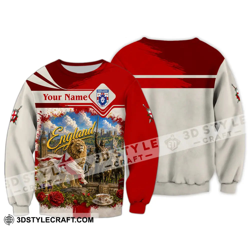 Unisex Shirt - Custom England Shirt - Long Sleeve / S - T-shirt