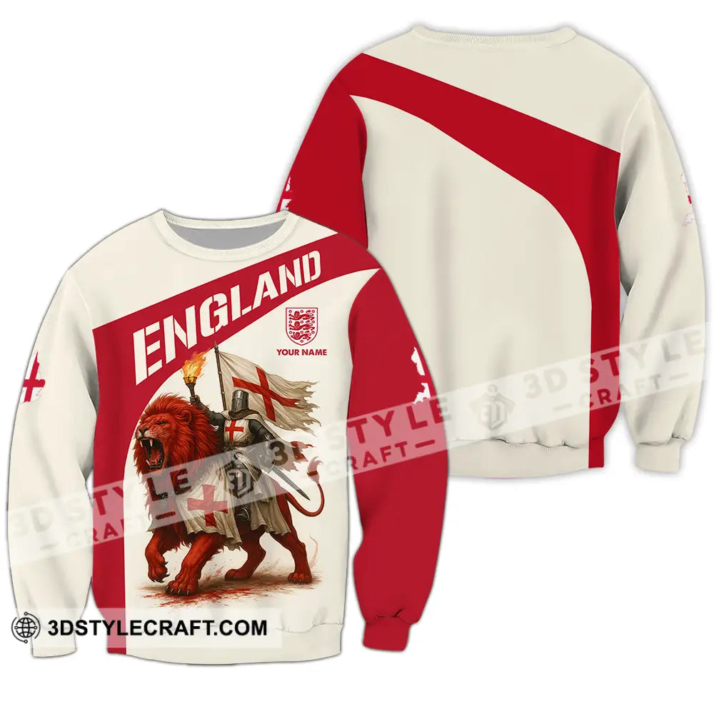Unisex Shirt - Custom England Shirt Long Sleeve / S T-shirt