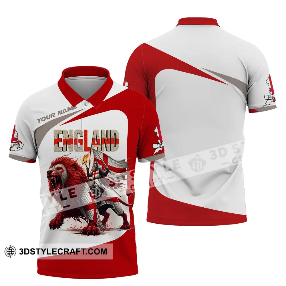 Unisex Shirt - Custom England Shirt Polo Shirt / S T-shirt