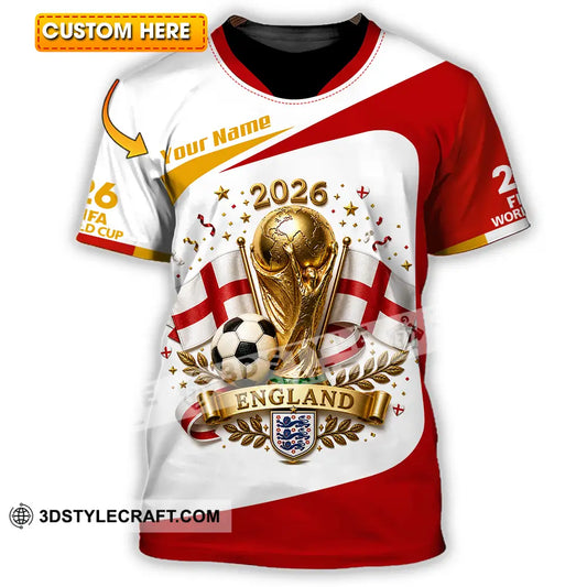 Unisex Shirt - Custom England World Cup 2026 Shirt - T-shirt