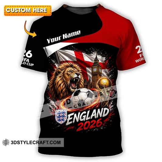 Unisex Shirt - Custom England World Cup 2026 Shirt - T-shirt