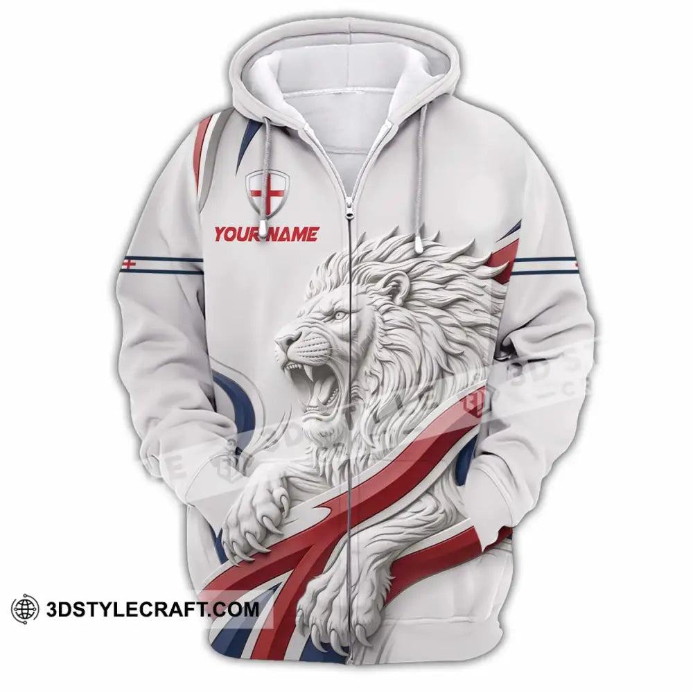 Unisex Shirt - Custom England Shirt - Zipper Hoodie / S - T-shirt
