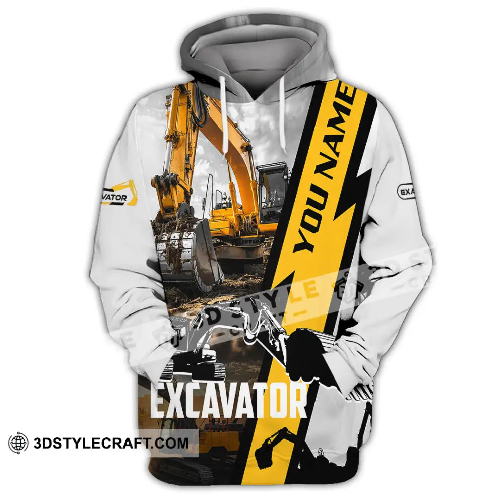 Unisex Shirt - Custom Excavator Shirt - Hoodie / S - T-shirt
