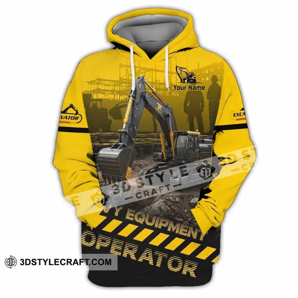 Unisex Shirt - Custom Excavator Shirt - Hoodie / S - T-shirt