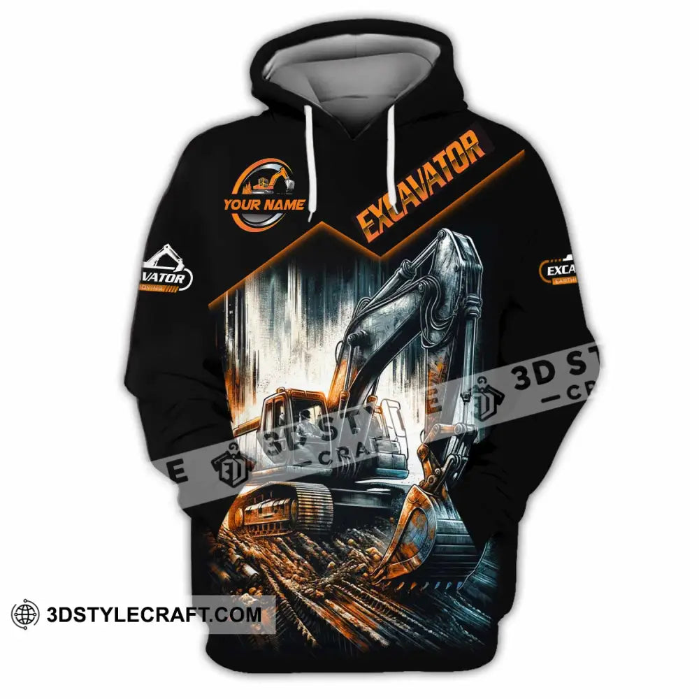 Unisex Shirt - Custom Excavator Shirt - Hoodie / S - T-shirt