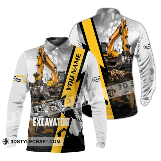 Unisex Shirt - Custom Excavator Shirt style option 4