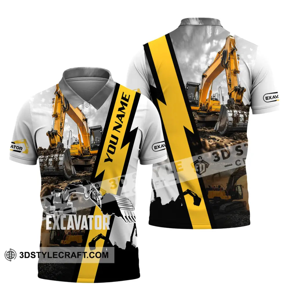 Unisex Shirt - Custom Excavator Shirt - Polo Shirt / S - T-shirt