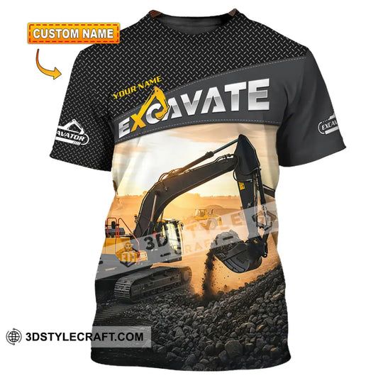 Unisex Shirt - Custom Excavator Shirt style option 1