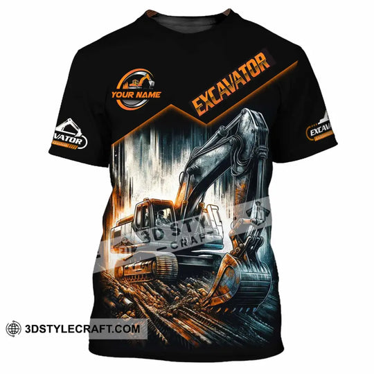 Unisex Shirt - Custom Excavator Shirt style option 2
