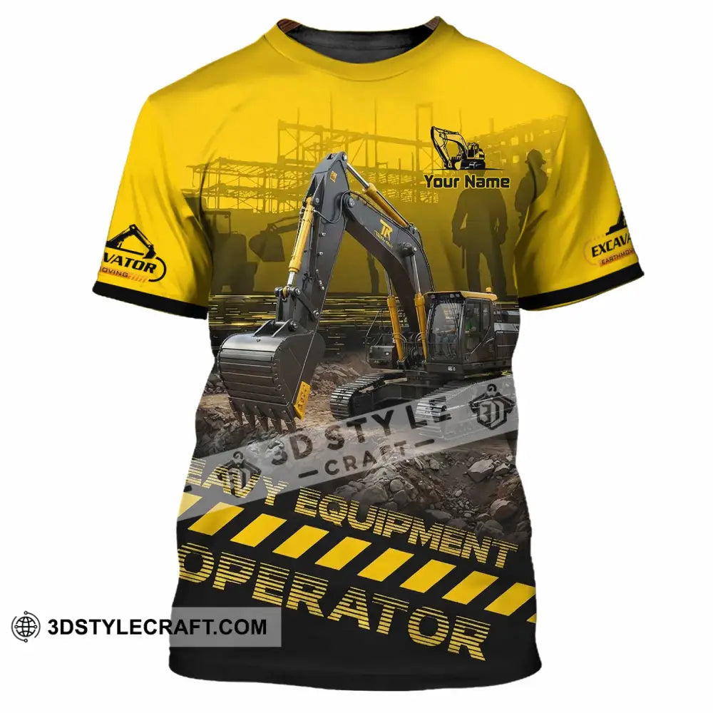 Unisex Shirt - Custom Excavator Shirt - T-Shirt / S - T-shirt