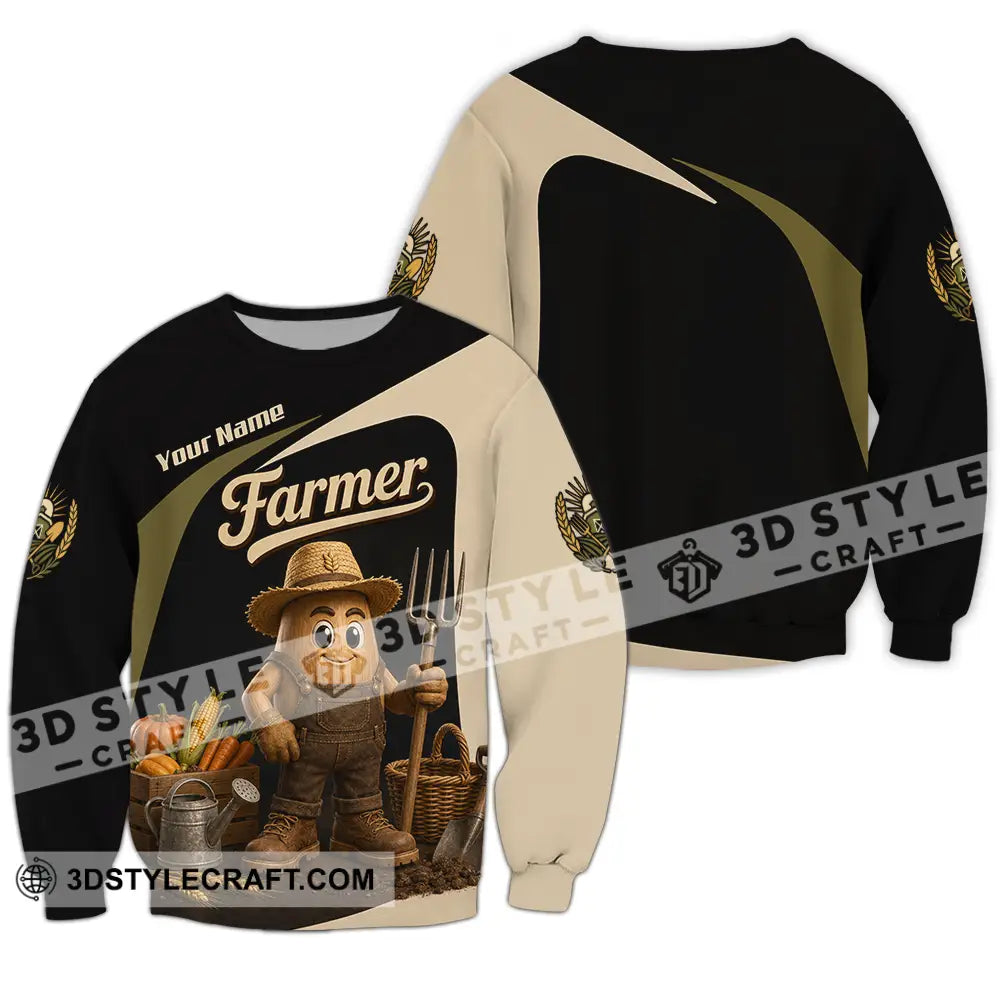 Unisex Shirt - Custom Farmer Shirt - Long Sleeve / S - T-shirt