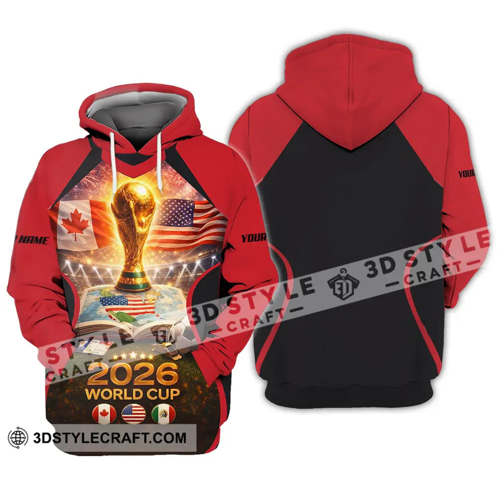 Unisex Shirt - Custom FIFA World Cup 2026 3D Shirt Hoodie / S T-shirt