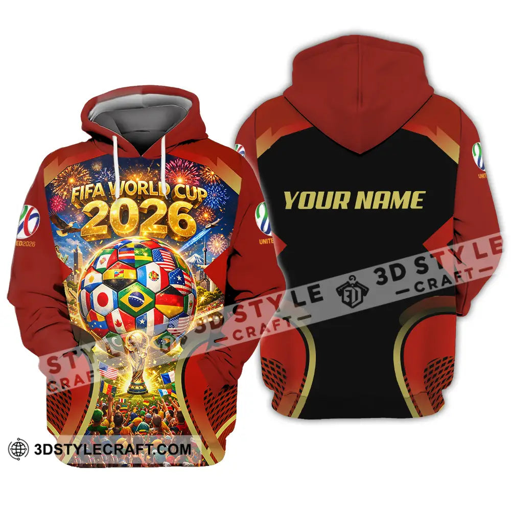 Unisex Shirt - Custom FIFA World Cup 2026 3D Shirt Hoodie / S T-shirt