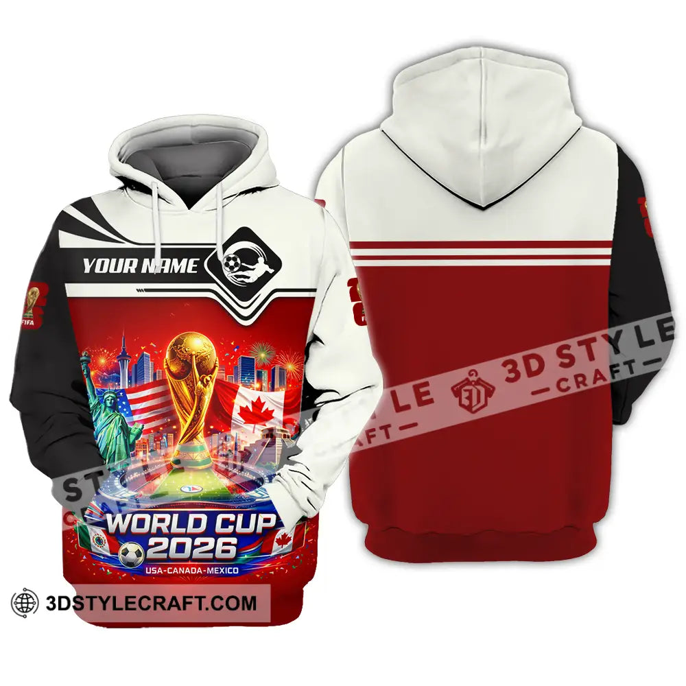 Unisex Shirt - Custom FIFA World Cup 2026 3D Shirt Hoodie / S T-shirt