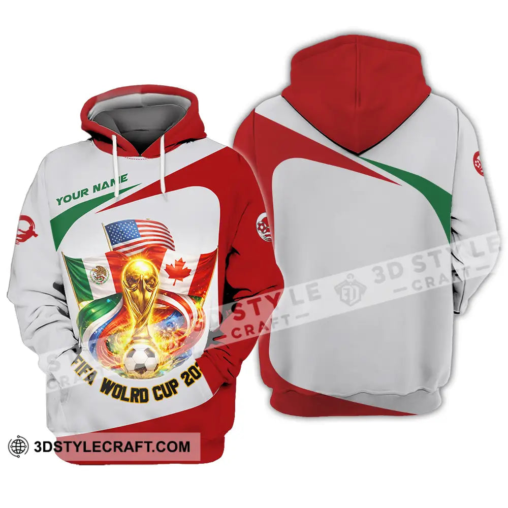 Unisex Shirt - Custom FIFA World Cup 2026 3D Shirt Hoodie / S T-shirt