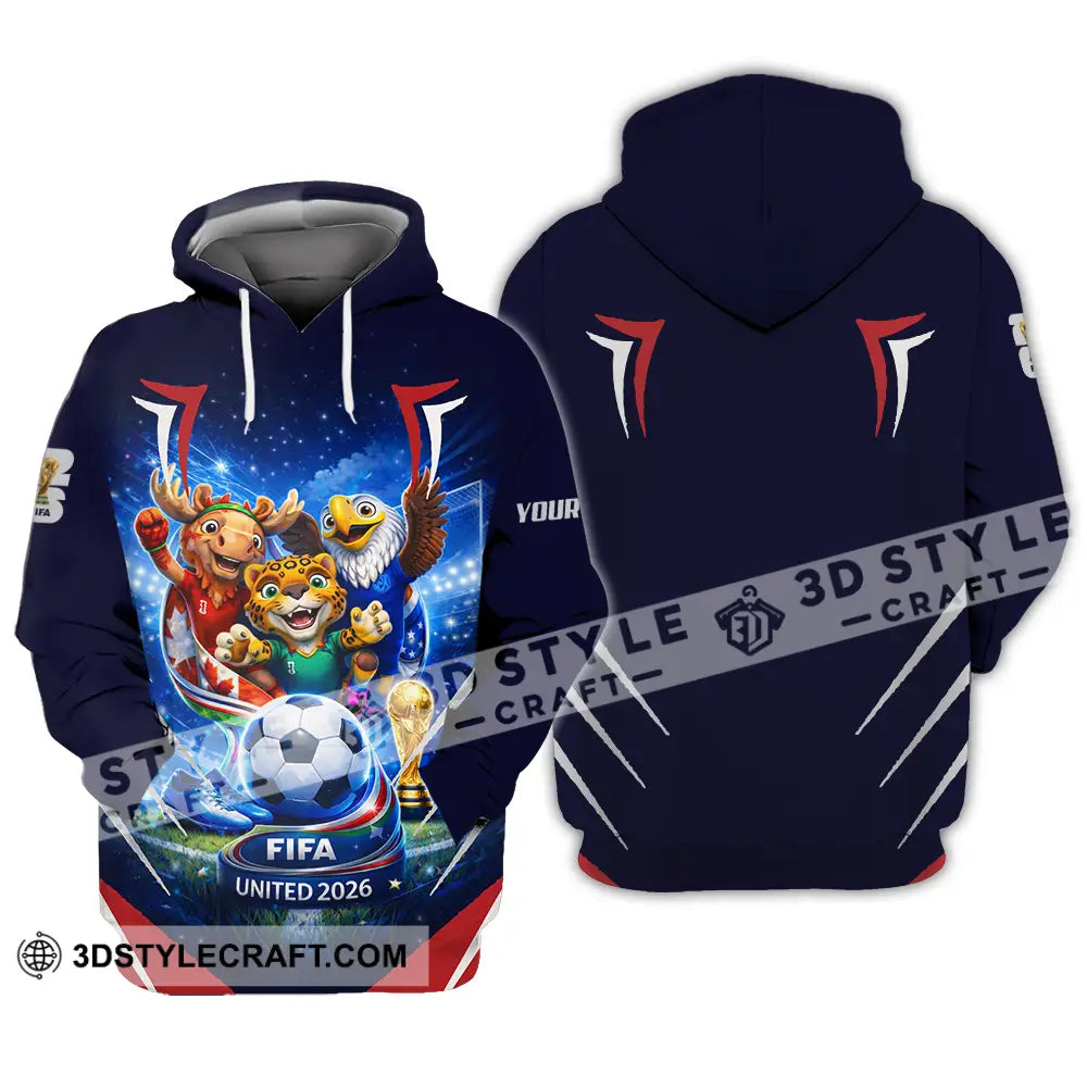 Unisex Shirt - Custom FIFA World Cup 2026 3D Shirt Hoodie / S T-shirt