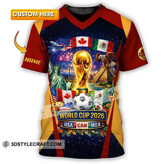 Unisex Shirt - Custom FIFA World Cup 2026 3D Shirt T-shirt