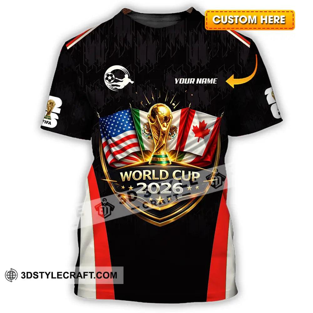 Unisex Shirt - Custom FIFA World Cup 2026 3D Shirt T-shirt
