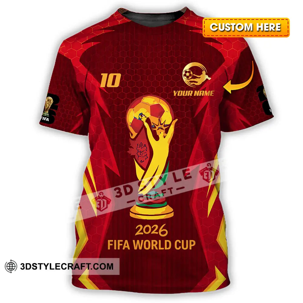 Unisex Shirt - Custom FIFA World Cup 2026 3D Shirt T-shirt
