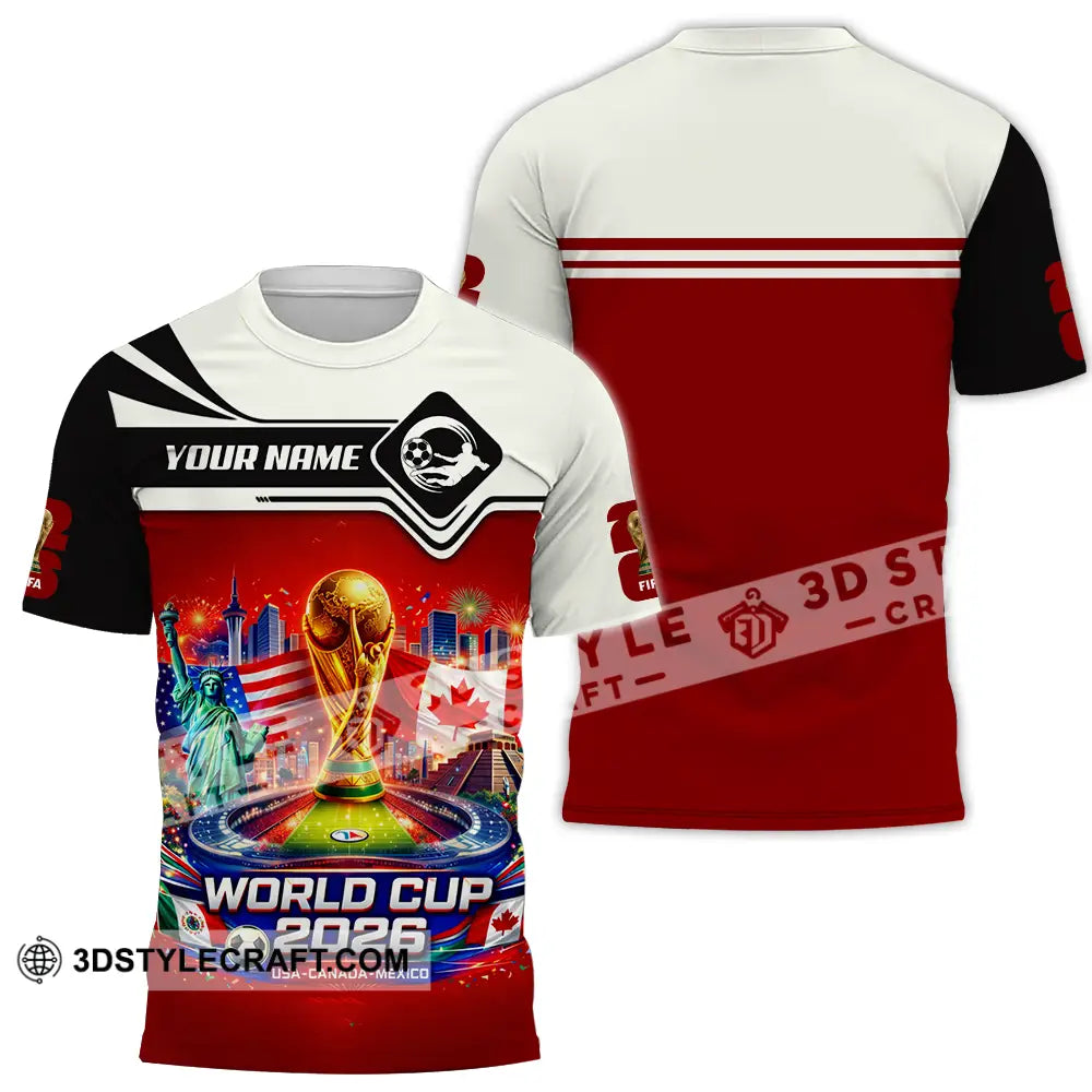 Unisex Shirt - Custom FIFA World Cup 2026 3D Shirt T-Shirt / S T-shirt