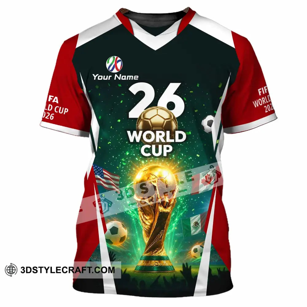 Unisex Shirt - Custom Fifa World Cup 2026 3D Shirt T-Shirt / S T-shirt