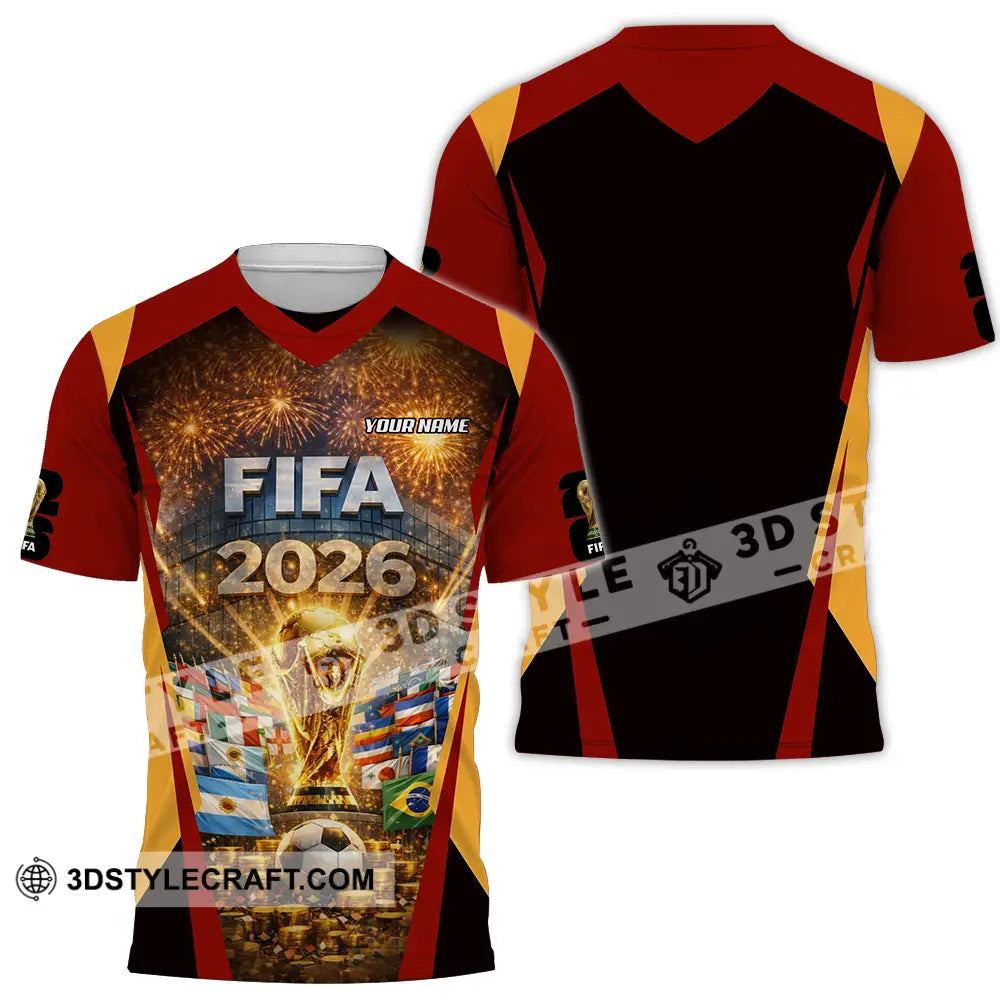 Unisex Shirt - Custom FIFA World Cup 2026 3D Shirt T-Shirt / S T-shirt