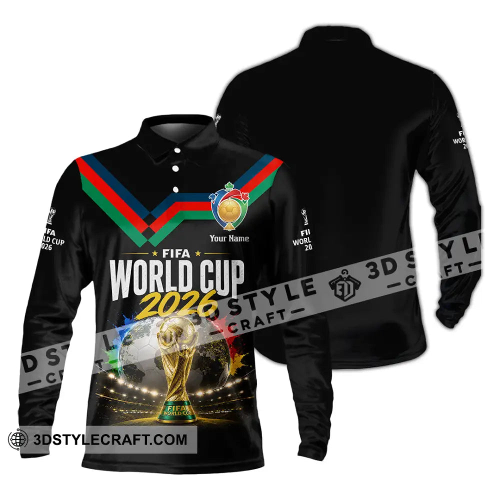 Unisex Shirt - Custom FIFA World Cup 2026 Shirt - Long Sleeve Polo / S - T-shirt