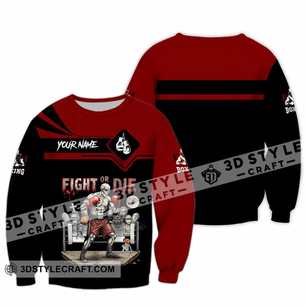 Unisex Shirt - Custom Fight Or Die Shirt Long Sleeve / S T-shirt