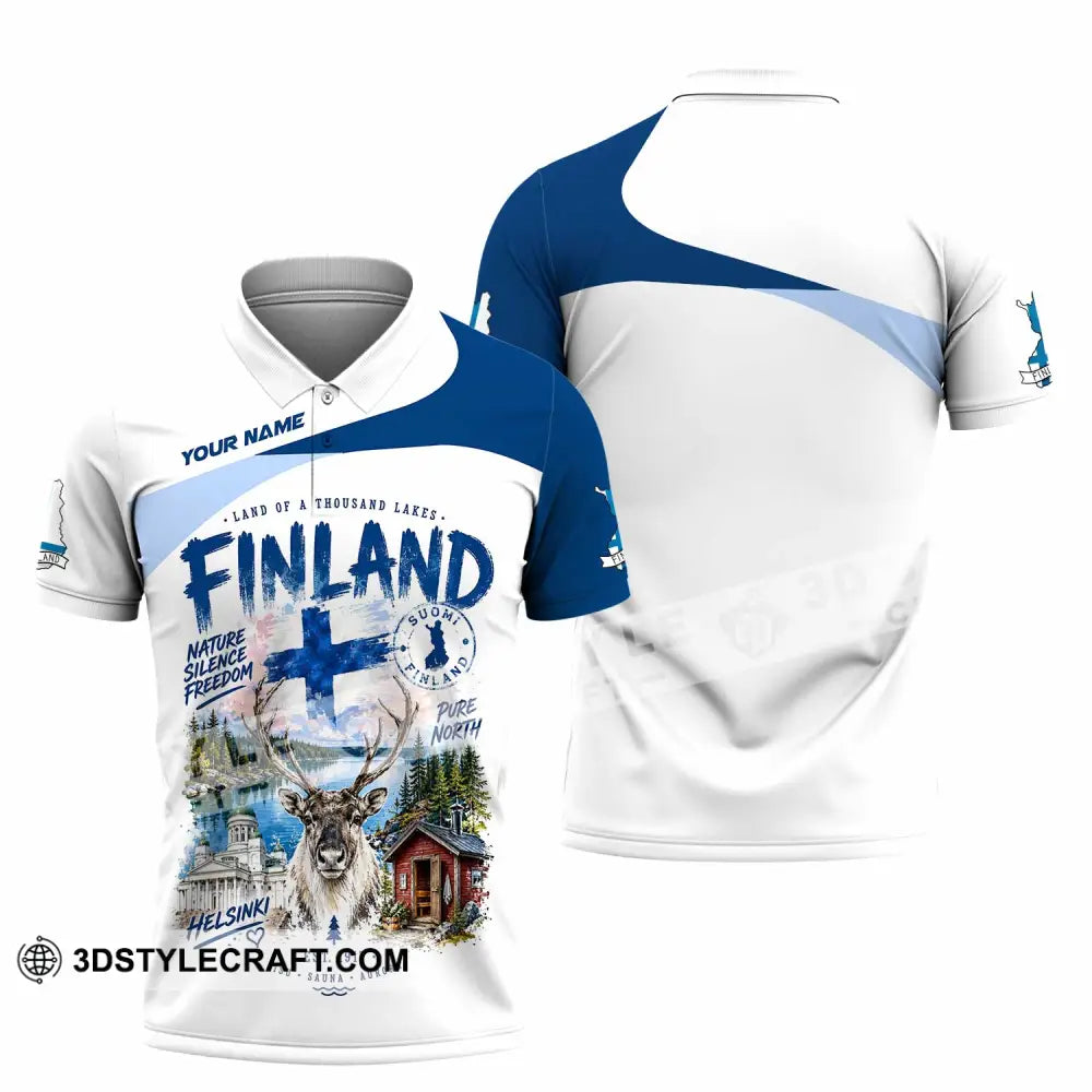 Unisex Shirt - Custom Finland Shirt - Polo Shirt / S - T-shirt