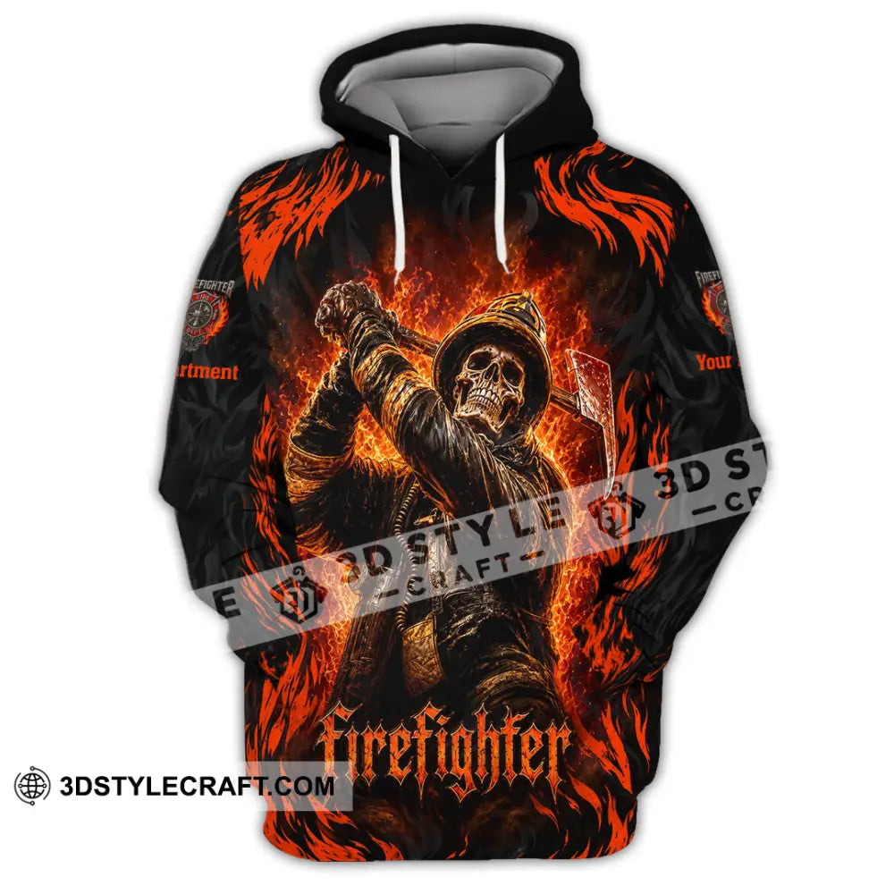 Unisex Shirt - Custom Firefighter Shirt - Hoodie / S - T-shirt
