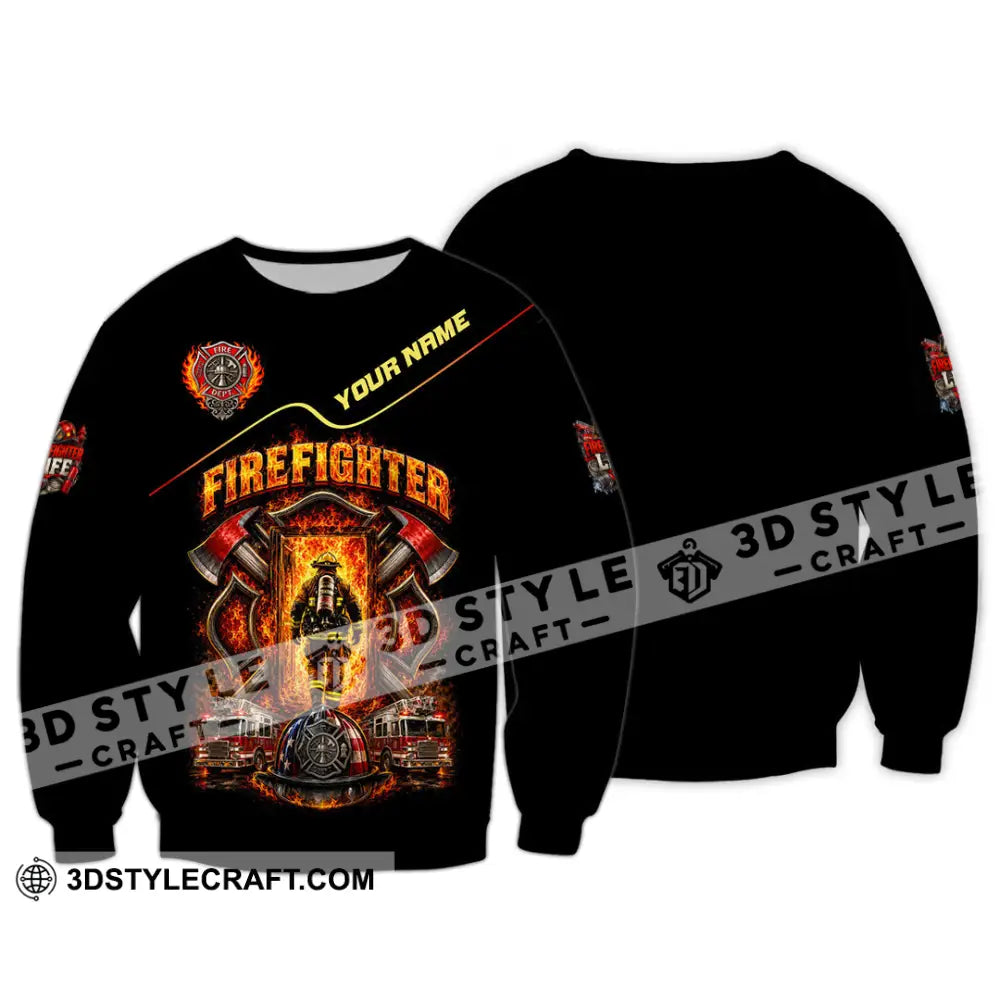 Unisex Shirt - Custom Firefighter Shirt - Long Sleeve / S - T-shirt