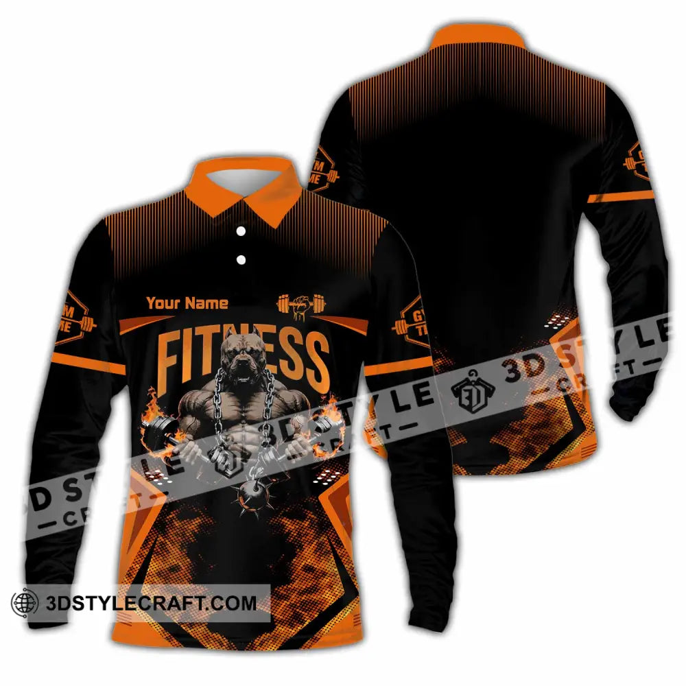 Unisex Shirt - Custom Fitness Shirt - Long Sleeve Polo / S - T-shirt